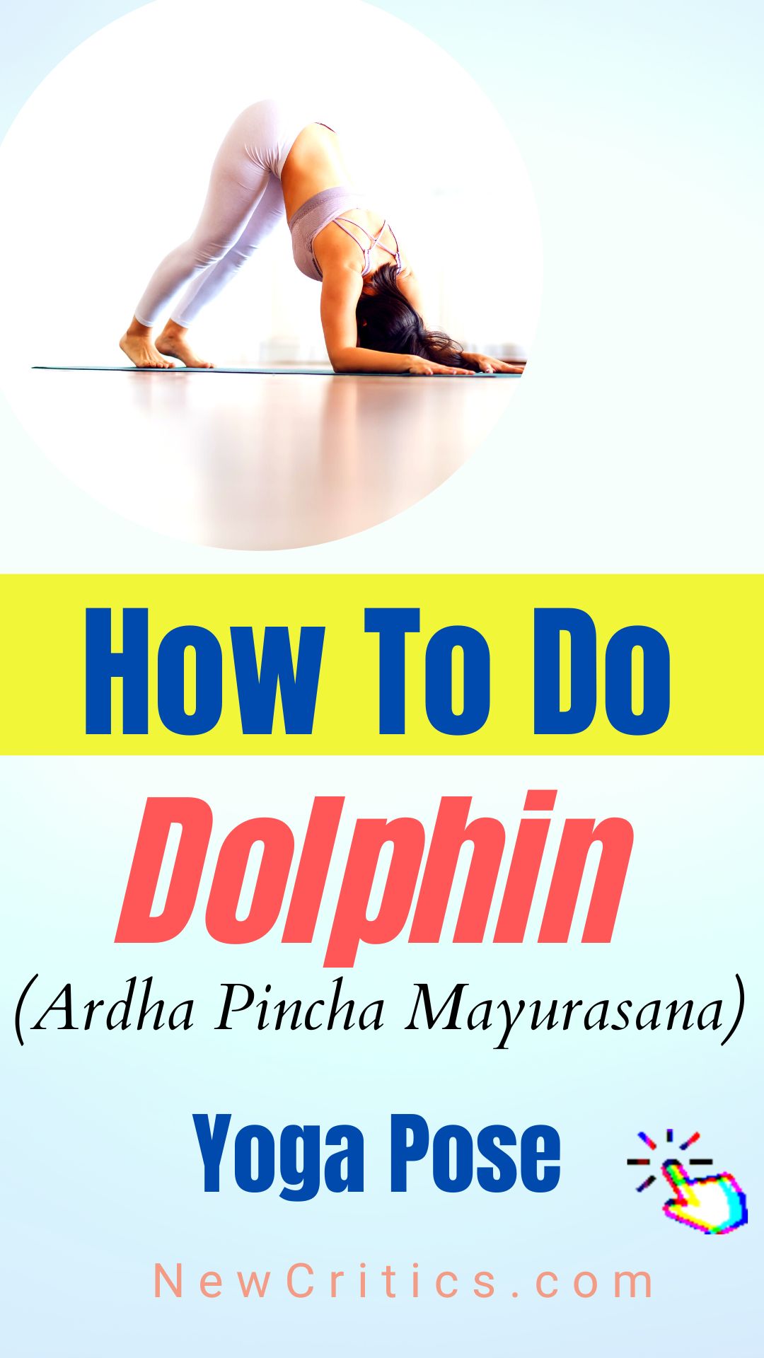 Dolphin Yoga Pose / Canva