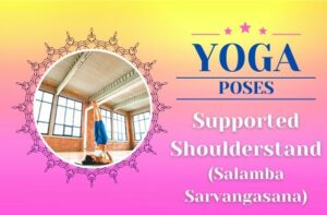 Yoga Supported Shoulderstand Pose / Canva