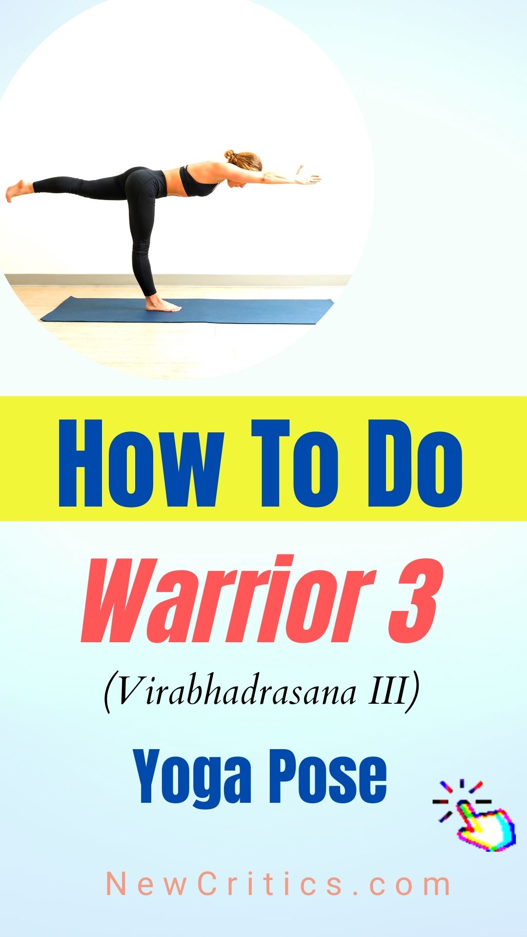 Warrior 3 Yoga Pose / Canva