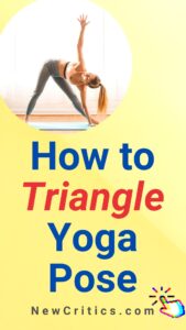 Yoga Triangle Pose How To / Canva