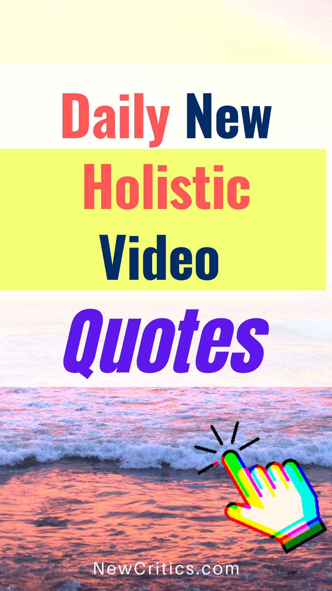 Daily New Holistic Quotes / Canva