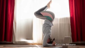 Yoga Supported Headstand Salamba Sirsasana / Canva