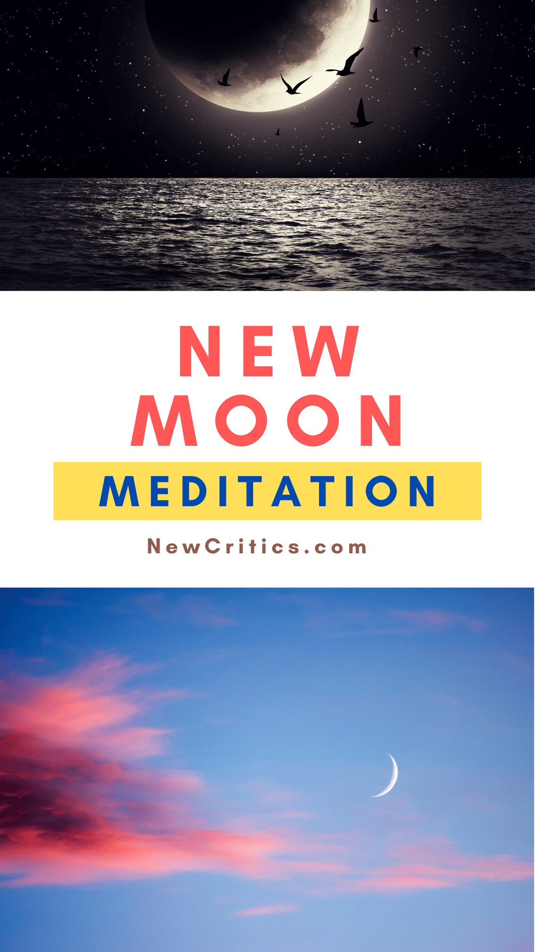 New Moon Meditations / Canva