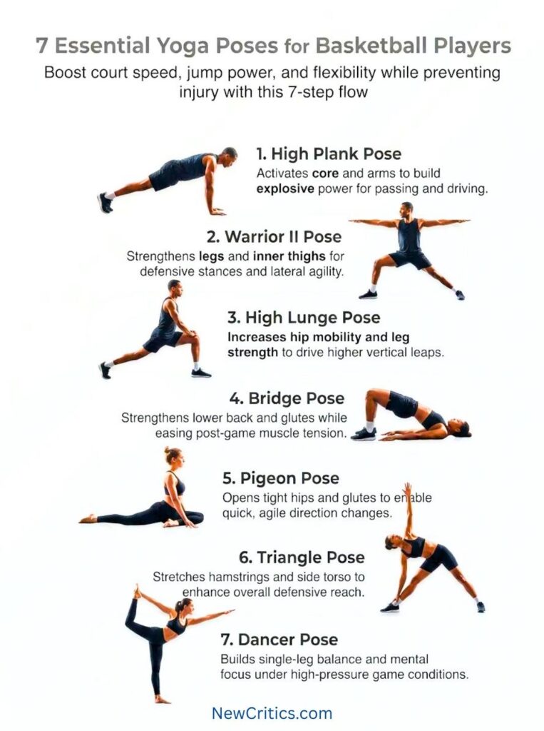 Yoga Poses for Basketball Players
